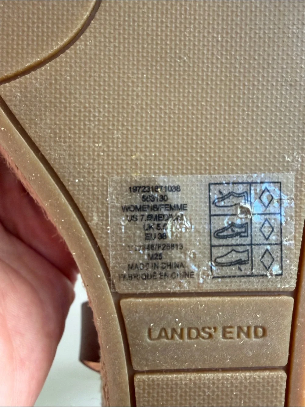 Lands' End Espadrille Wedges